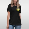 T-shirt décontracté col rond femme ‘Positive’