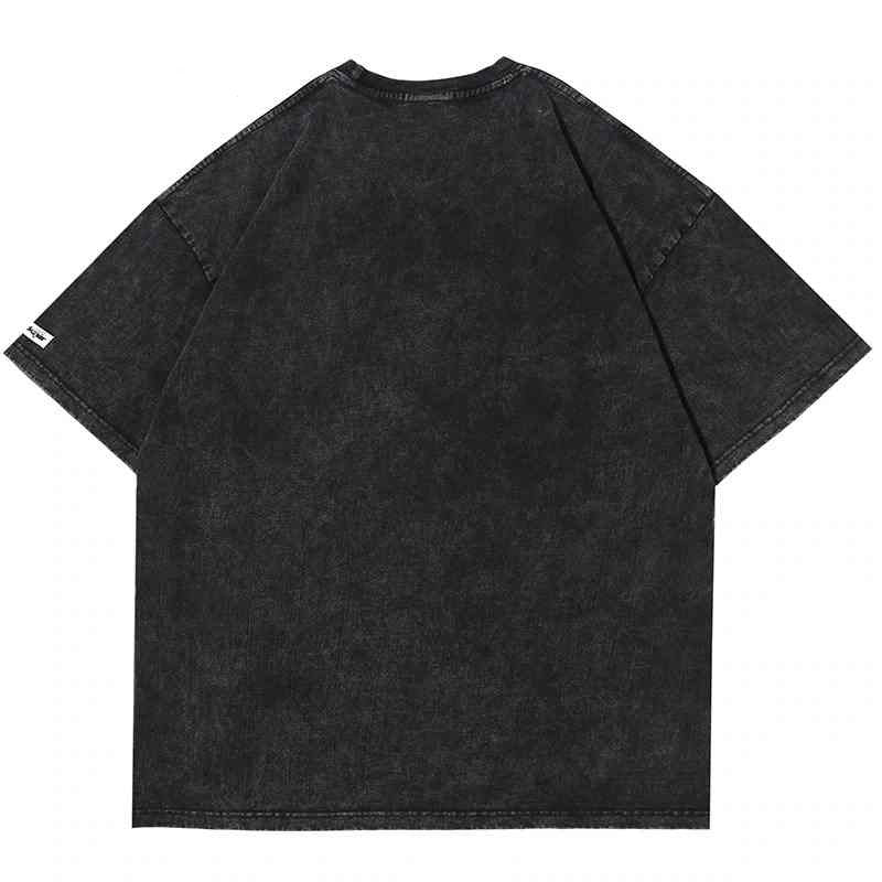 T-Shirt Streetwear Damski Noir Dos