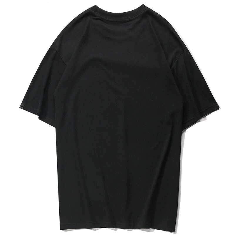T Shirt Streetwear Japonais Noir Dos