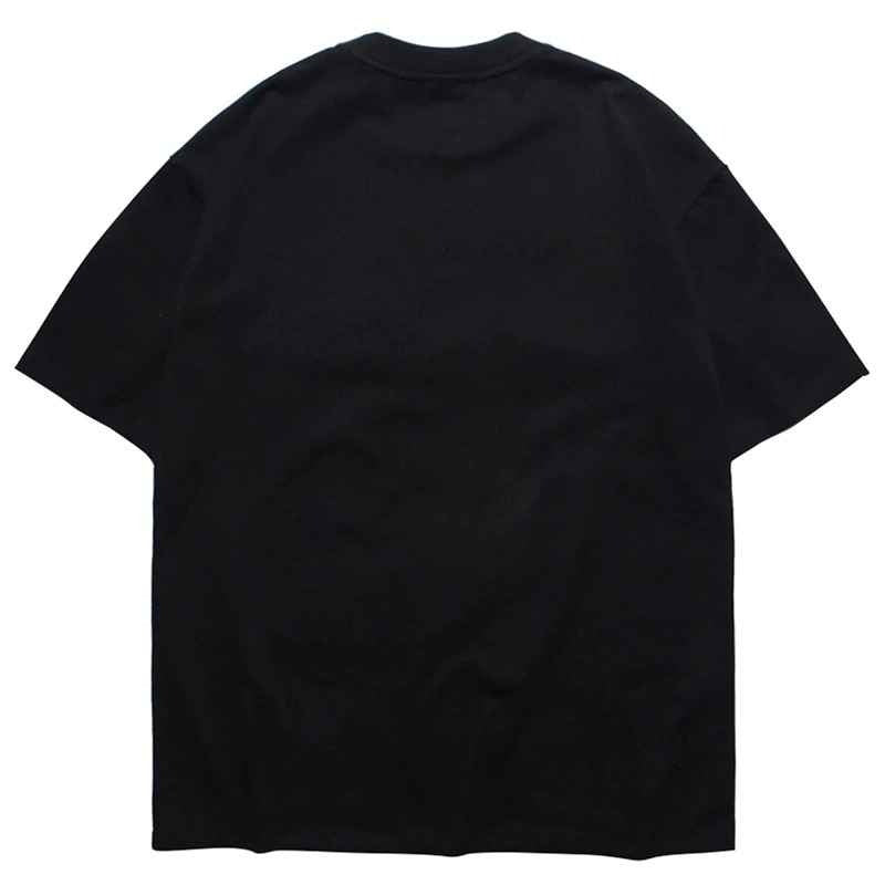 T Shirt Streetwear Bleached Noir Dos