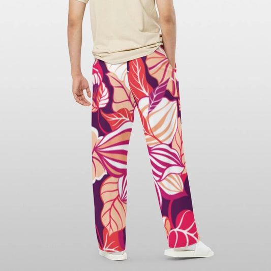 Pantalon à fleurs taille extensible ‘FlowR’