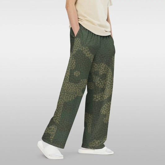 Pantalon couleur militaire kaki avec poches latérales ‘Camo’