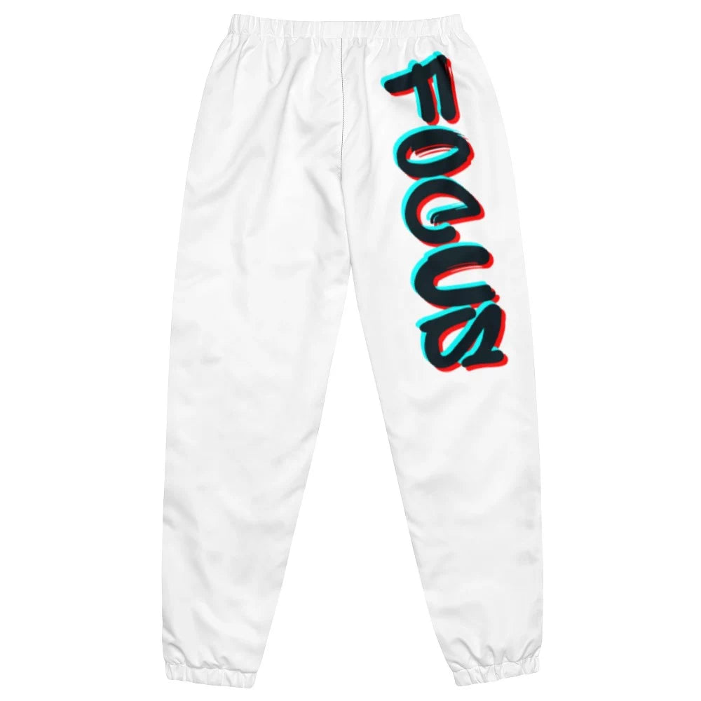 Pantalon de survêtement à coupe droite en polyester ‘Focus’