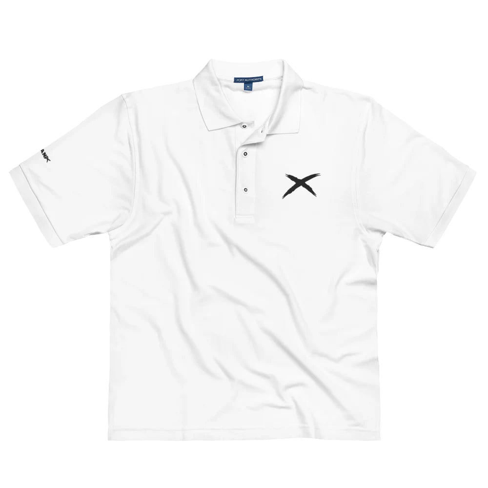 Polo blanc homme slim fit