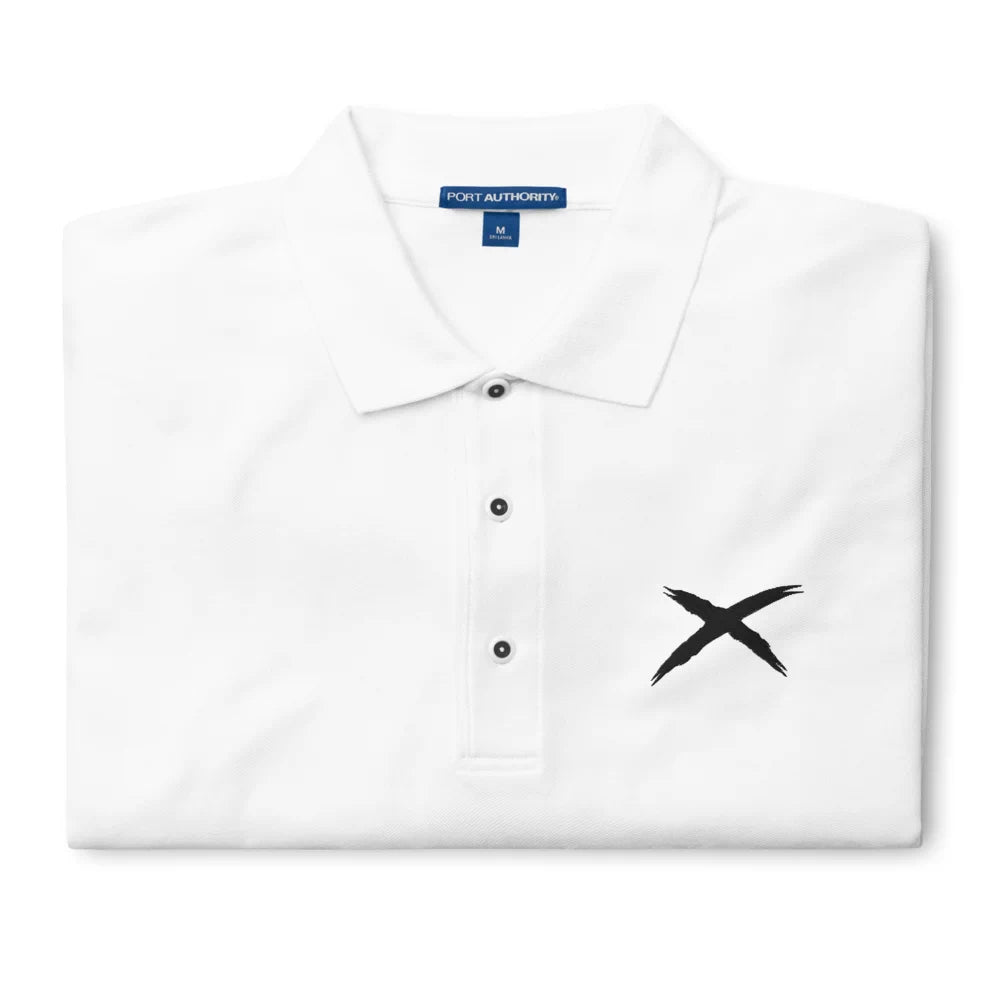 Polo blanc homme slim fit