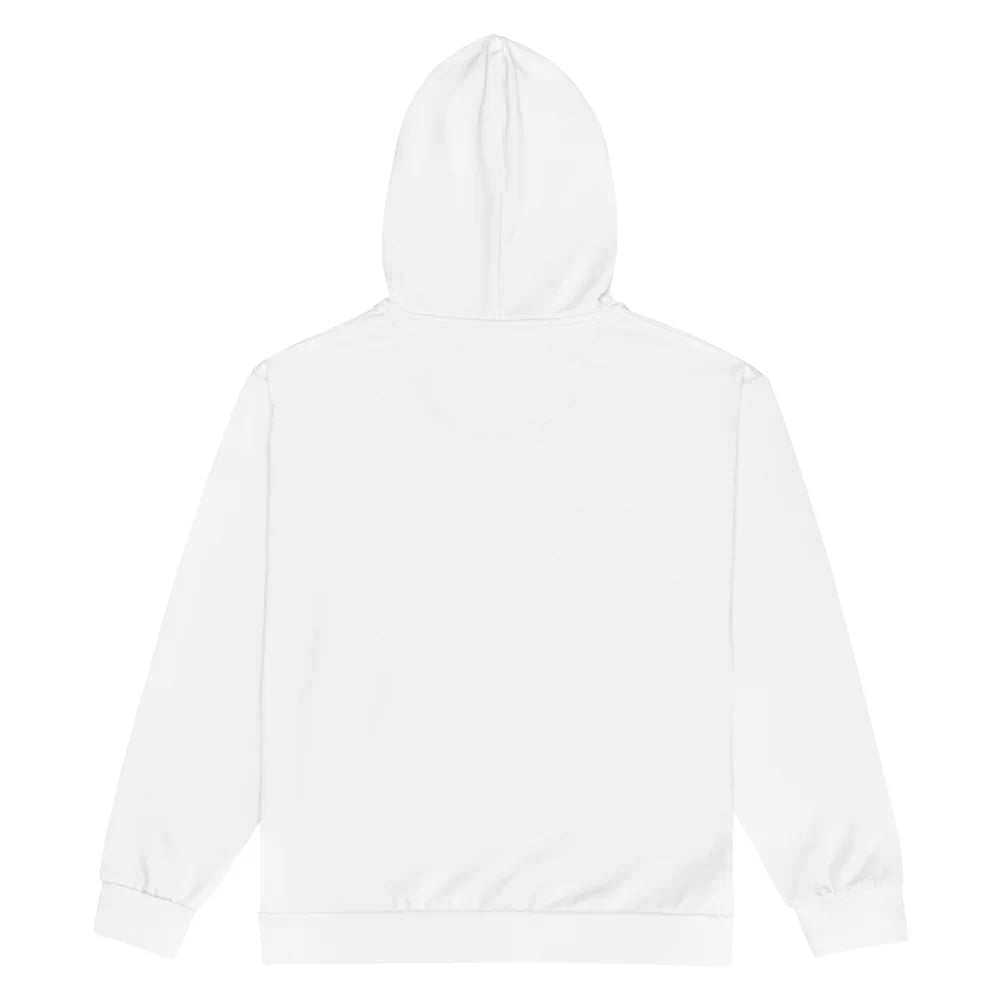 Sweat capuche zippé femme - blanc