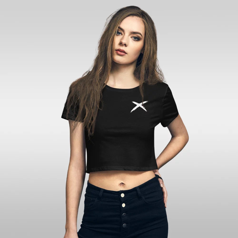 T-shirt crop-top pour femme