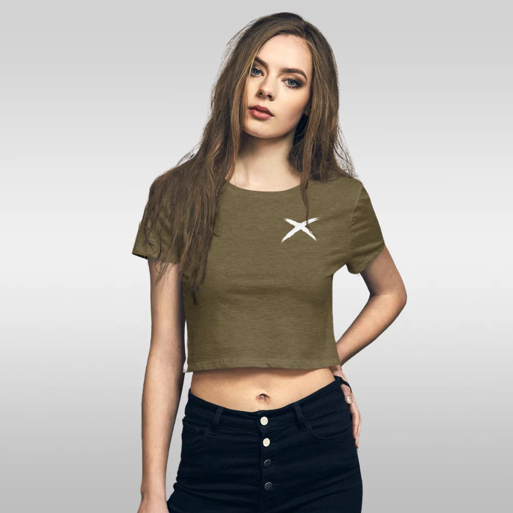 T-shirt crop-top pour femme