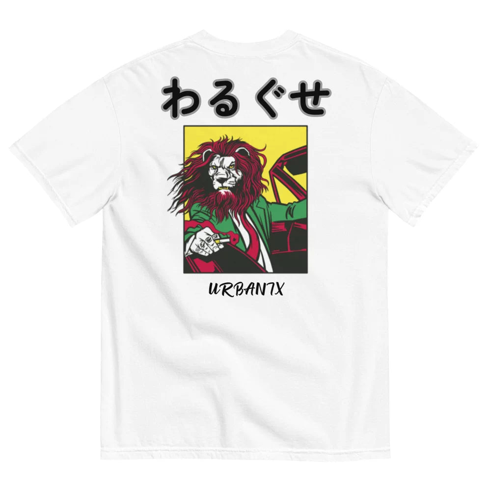 T-shirt dessin anime Japonais ‘Bad Lion’