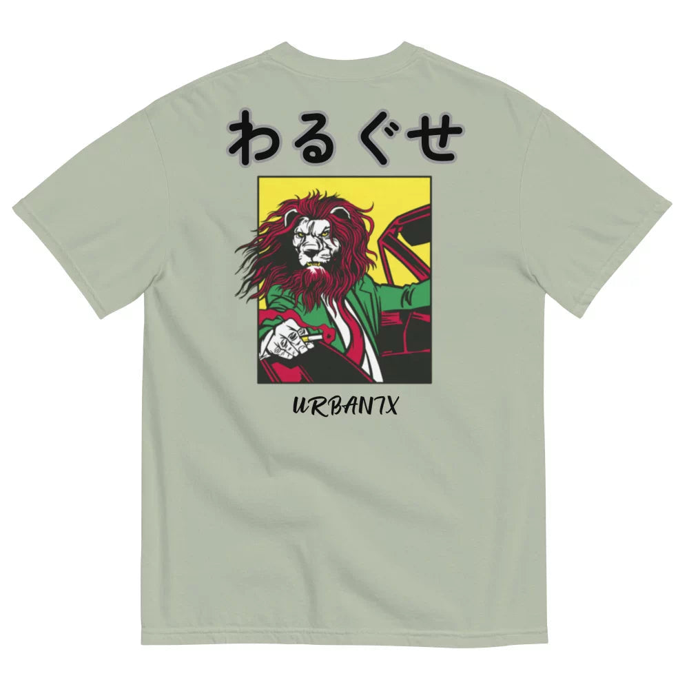 T-shirt dessin anime Japonais ‘Bad Lion’