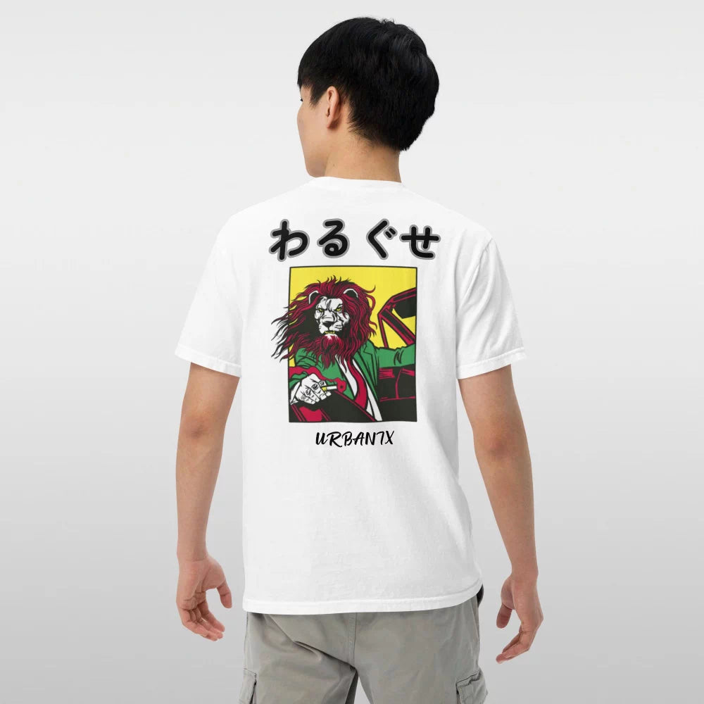 T-shirt dessin anime Japonais ‘Bad Lion’