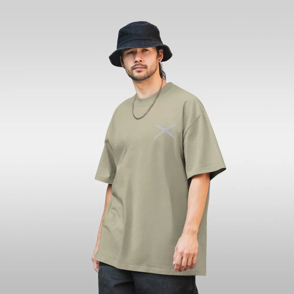 T-shirt ras du cou homme oversize