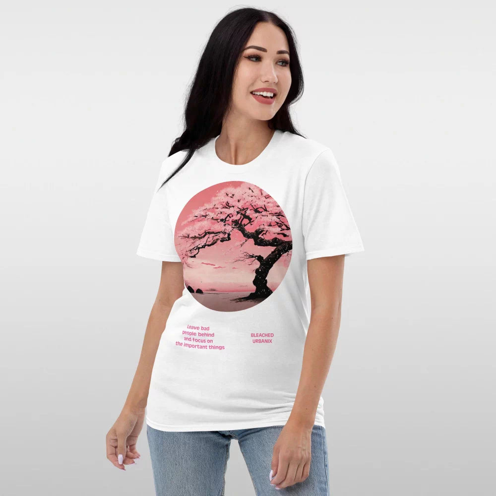 Tee shirt Japonais Sakura ‘Bleached’