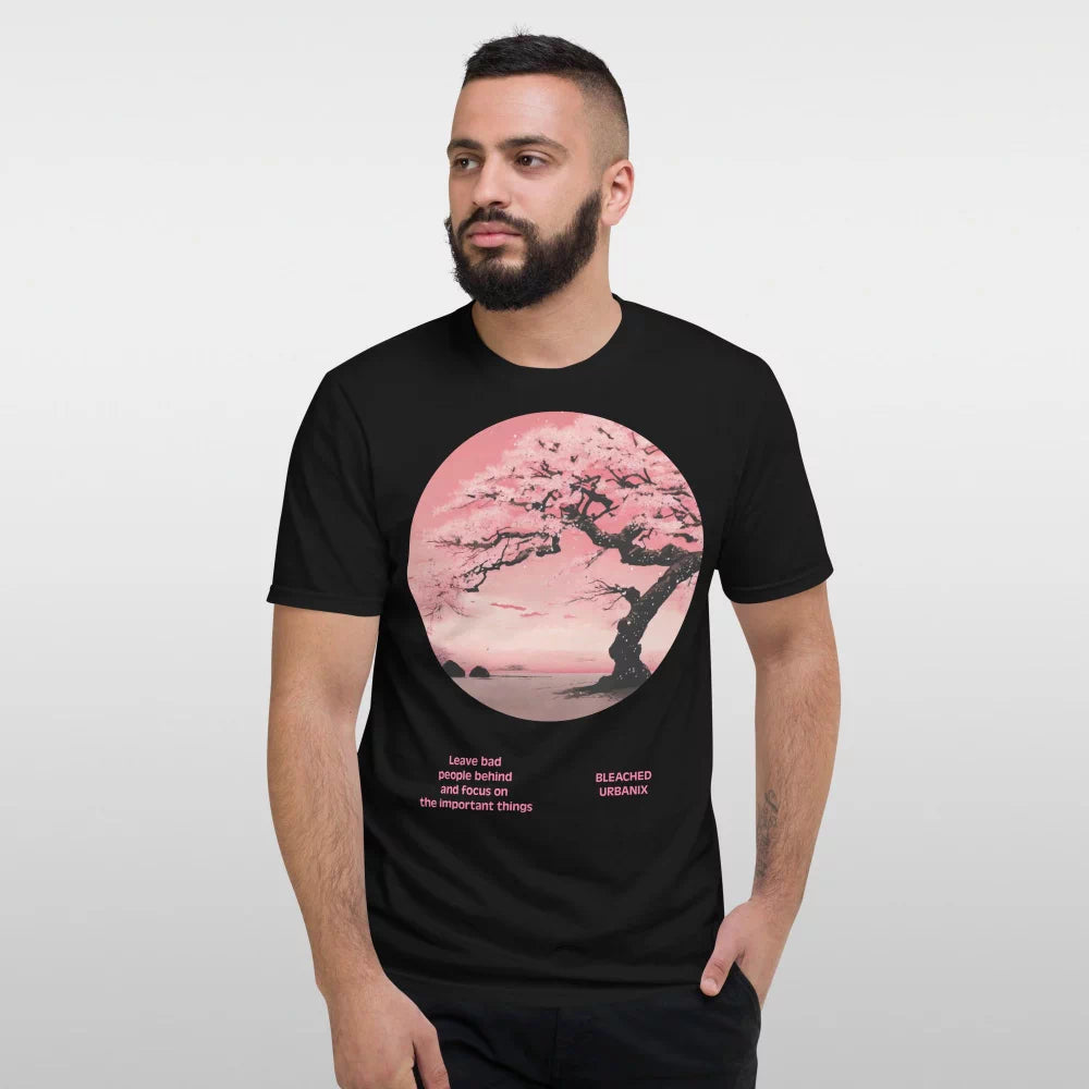 Tee shirt Japonais Sakura ‘Bleached’