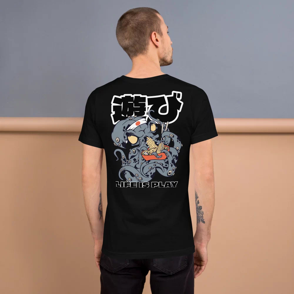 Tee shirt motif japonais ‘Octopus’