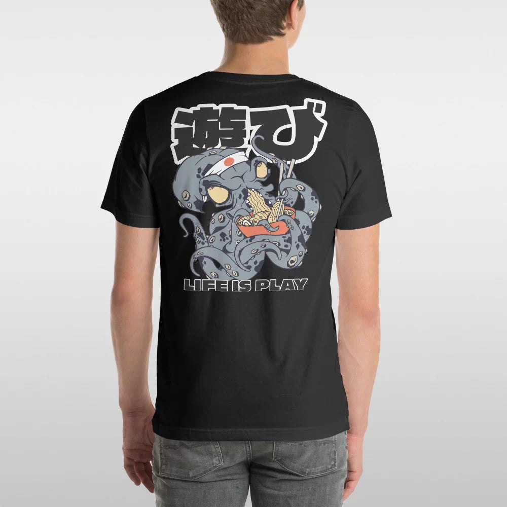 Tee shirt motif japonais ‘Octopus’