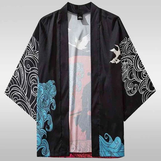 Veste style kimono homme