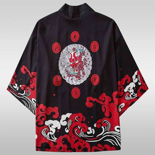 Haori kimono noir